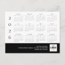 Search for business calendar postcards Simple