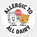 Search for dairy food stickers Food allergy alert