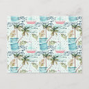 Search for palm trees pattern postcards Summer