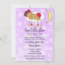 Search for cloud baby girl shower invitations Moon