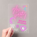 Search for glowing square invitations Neon
