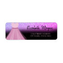 Search for black dress return address labels Modern