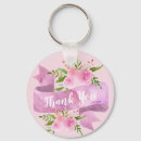 Search for rose wedding thank key rings For her