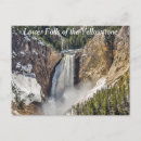 Search for lower fall horizontal postcards Yellowstone