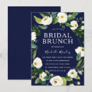 Search for navy and white bridal shower invitations Floral