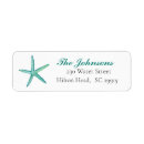 Search for beach house return address labels Watercolor