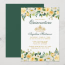 Search for yellow quinceanera invitations Gold