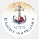 Search for navy anchor wedding stickers Floral