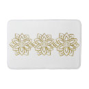 Search for white gold bath mats Glitter