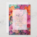 Search for fuschia wedding invitations Watercolor