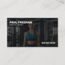 Search for fitness trainer business cards Exercise