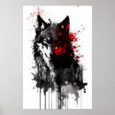 Search for black white wolf posters Grey