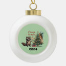Search for raccoon christmas tree decorations Xmas