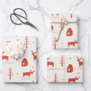 Search for forest animal wrapping paper For her