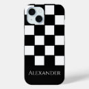 Search for black white checks iphone cases For him