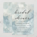 Search for artistic bridal shower invitations Blue
