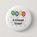 Search for 1950 badges Birthday