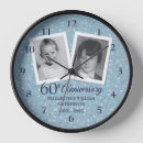 Search for 60th wedding anniversary clocks Elegant