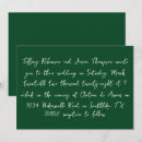 Search for style wedding invitations Green