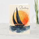 Search for watercolor sunset cards Nautical