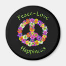 Search for peace sign magnets Hippie