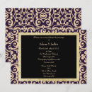 Search for damask design invitations Gold