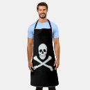 Search for skull and crossbones aprons Jolly roger