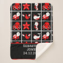 Search for black and white pattern blankets Monochrome