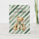 Search for teddy bear christmas cards Green