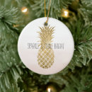 Search for gold pineapple christmas tree decorations Girly