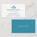 Search for ambulance business cards Health care