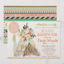 Search for native american baby shower invitations Boho