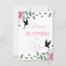 Search for bird birthday cards Whimsical