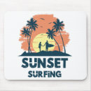 Search for surfing sunset mouse mats Beach