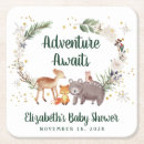 Search for adventure awaits coasters Baby shower