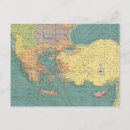 Search for map of the mediterranean sea postcards Colour