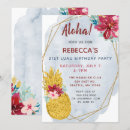 Search for pineapple party invitations Aloha