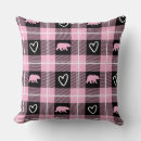 Search for black and pink heart cushions Pattern