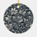 Search for dusty blue christmas tree decorations Floral