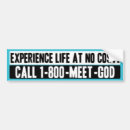 Search for meet bumper stickers Christian