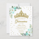 Search for teal quinceanera invitations Floral