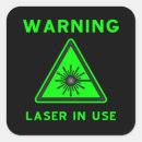 Search for laser warning stickers Black