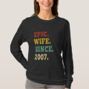 Search for 15th wedding anniversary tshirts Wife