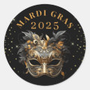 Search for mardis gras stickers Black