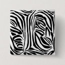 Search for zebra patterns badges Black