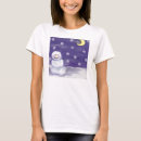 Search for snowman womens tshirts Winter