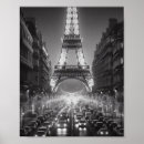 Search for black and white eiffel tower posters Travel