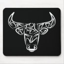 Search for black bull mouse mats Black and white