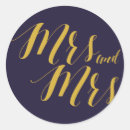 Search for two brides wedding stickers Elegant