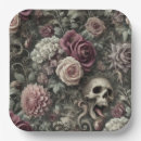Search for skull and roses plates Gothic
